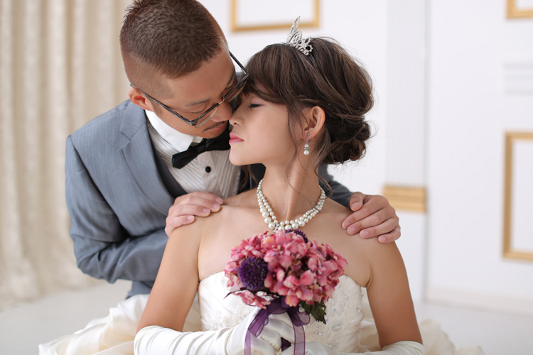 写真:カップルでフォトウェディング